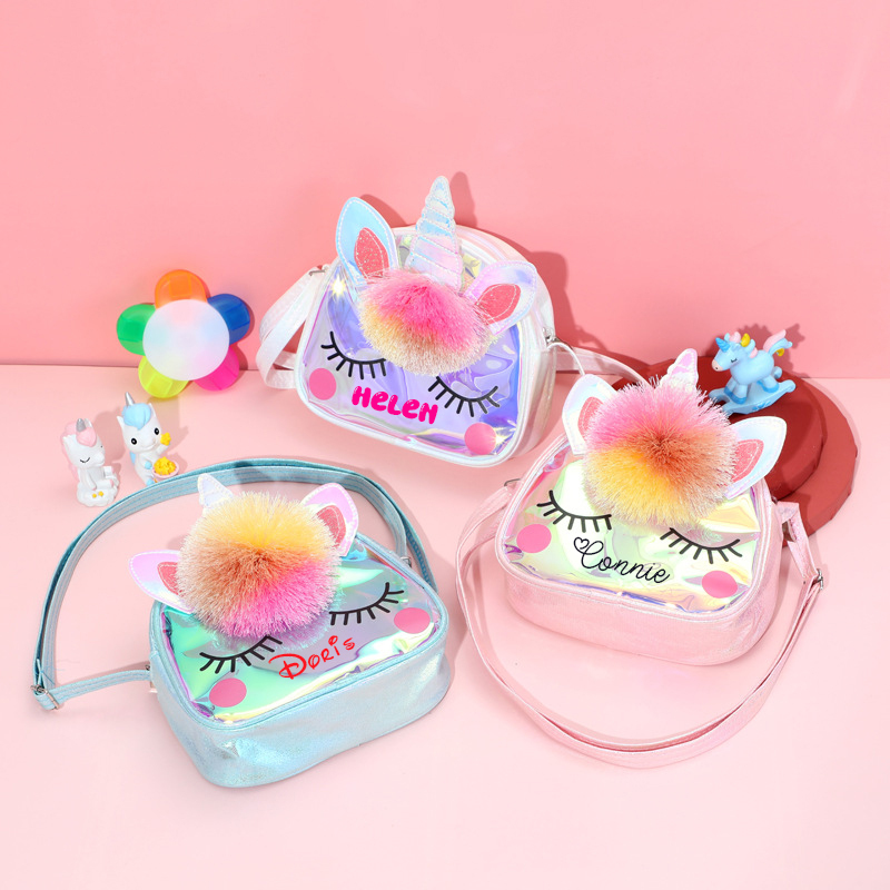 Personalized Girls Birthday Unicorn Purse