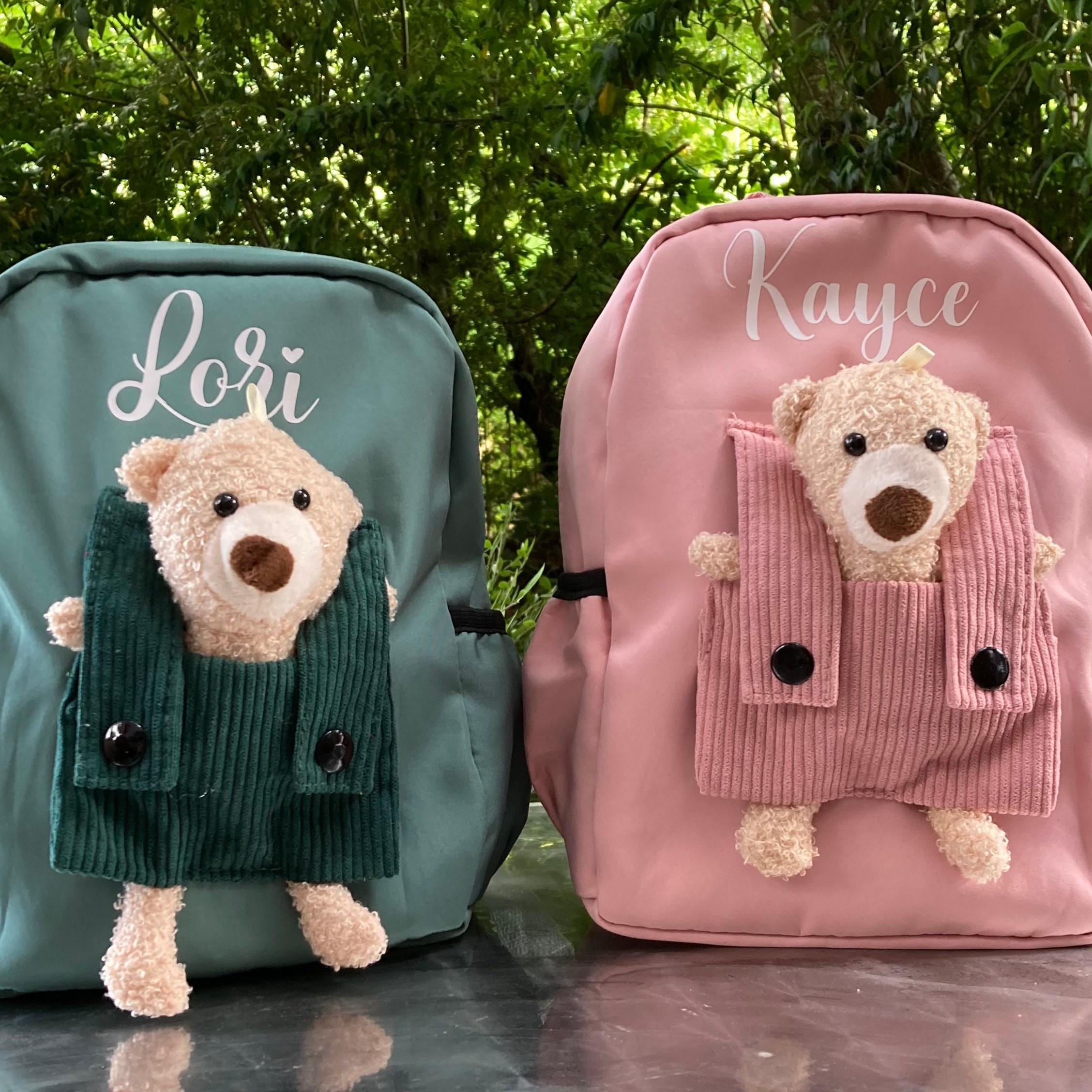Personalized Bear Back to School Backpack