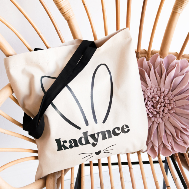 Personalized Easter Egg Hunt Tote Bag 