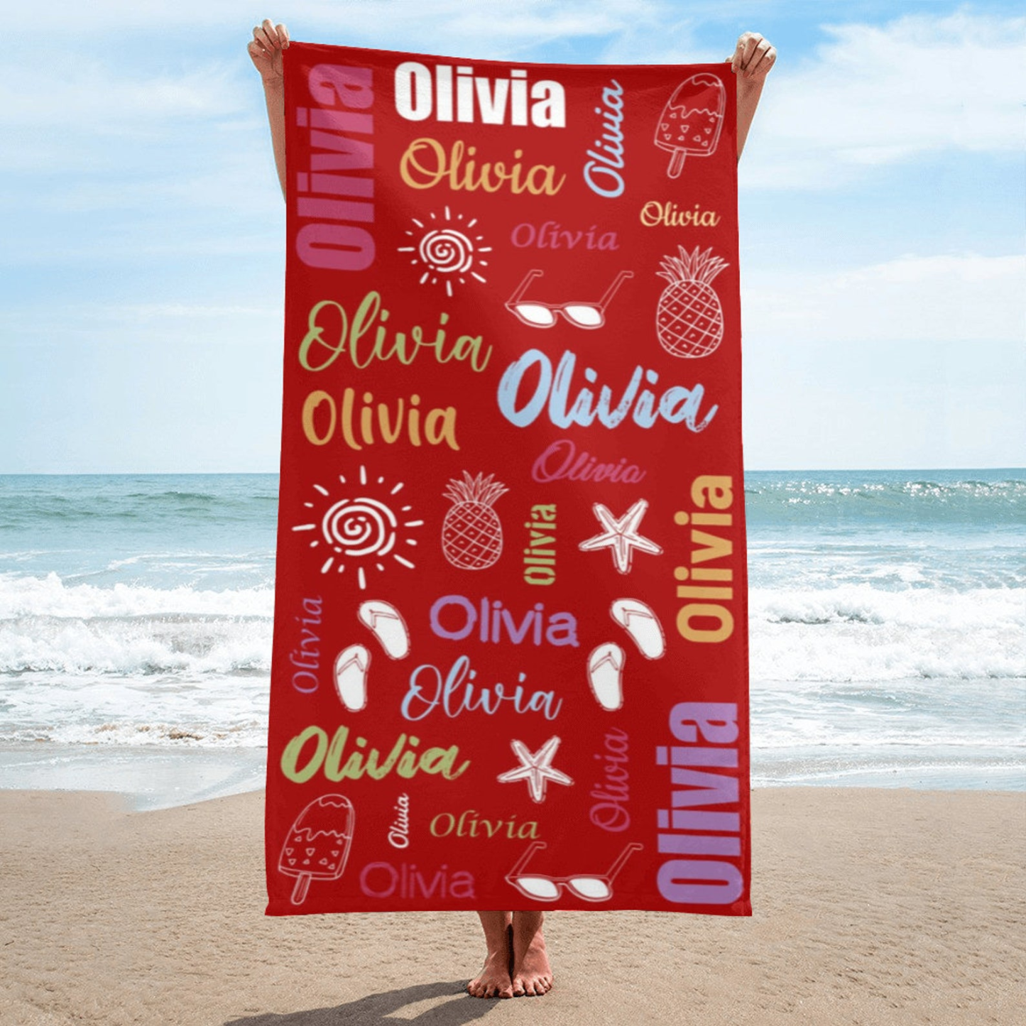 Personalized Name Lovely Kid Towel