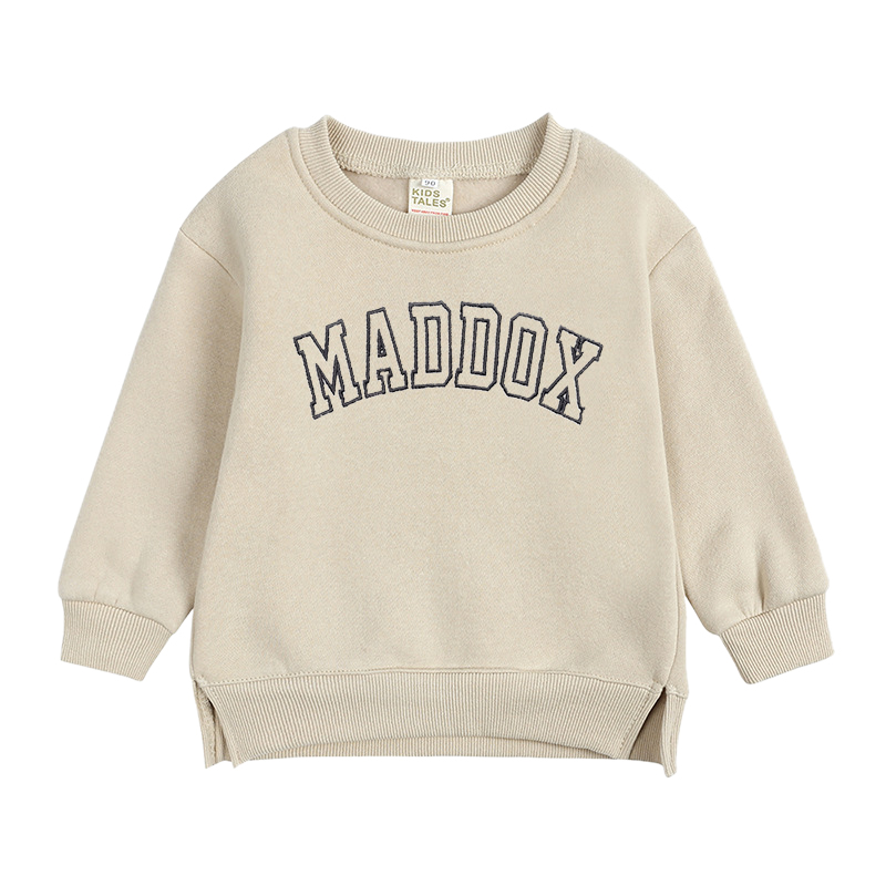 Personalized Embroidered  Kid Cozy Crewneck Sweatshirt | inSweatshirt11