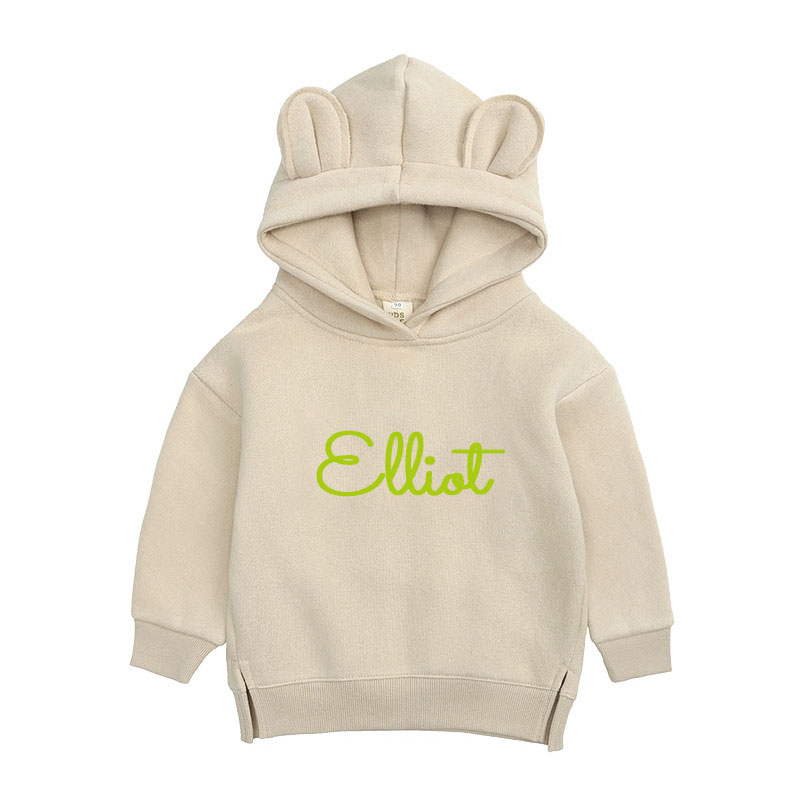 Personalized Kid Cozy Soft Bear Crewneck Sweatshirt | inSweatshirt15