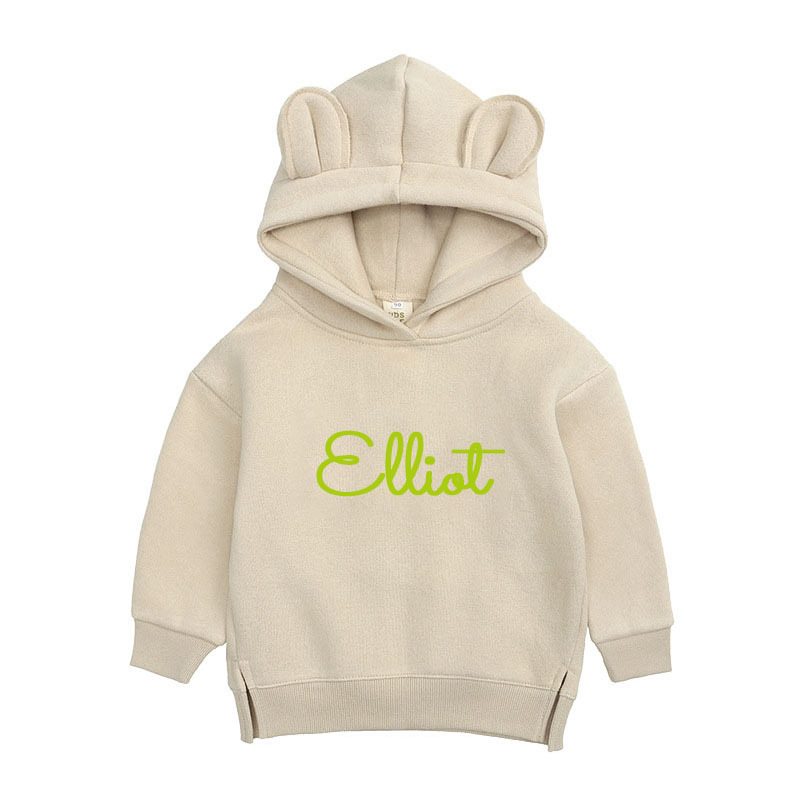 Personalized Kid Cozy Soft Bear Crewneck Sweatshirt | inSweatshirt15