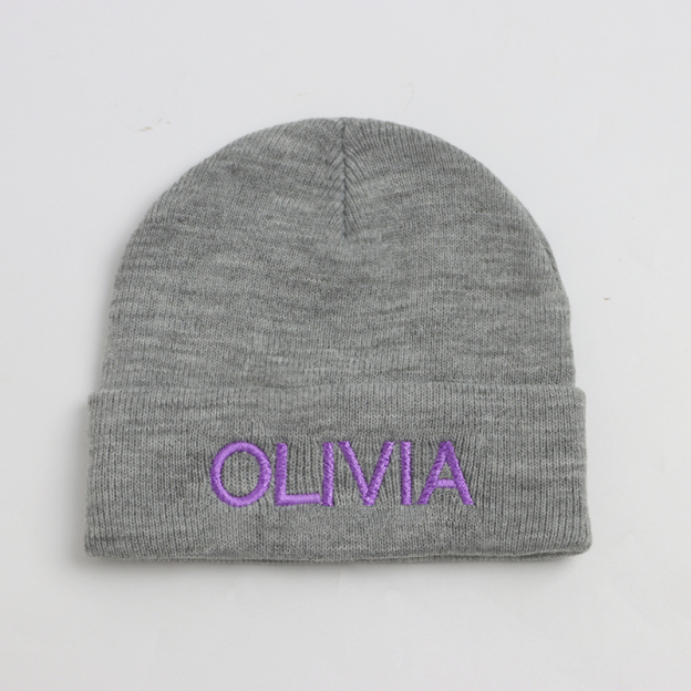 Personalized Embroidery Beanie Hat with Monogram for Comfort & Unique | HSKid15