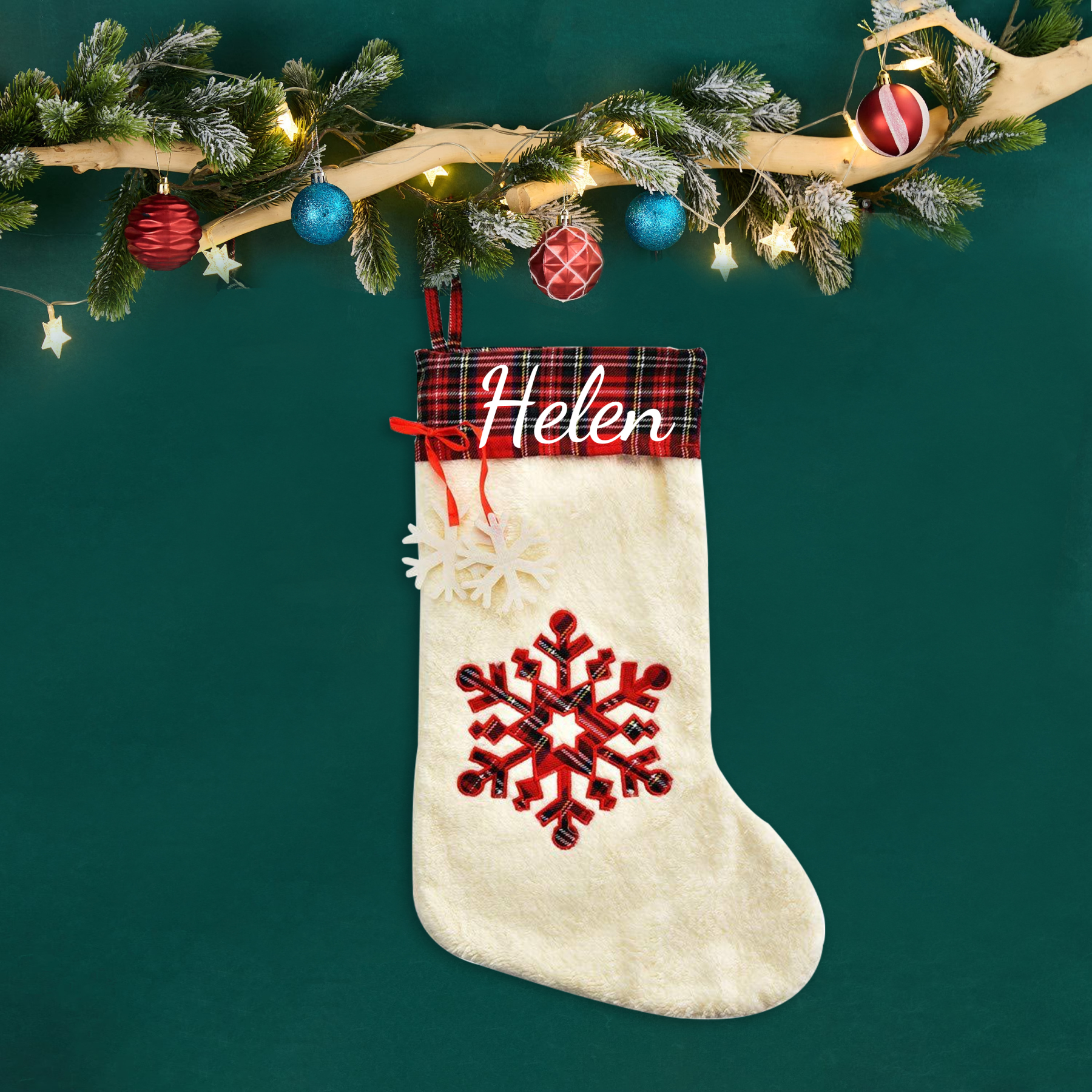 Personalized Christmas Pet Stocking with Name | MCGift09