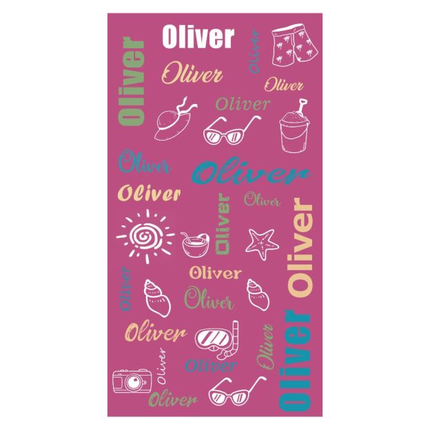 Personalized Lovely Kid Towel for Summer & Beach | CWTowel80