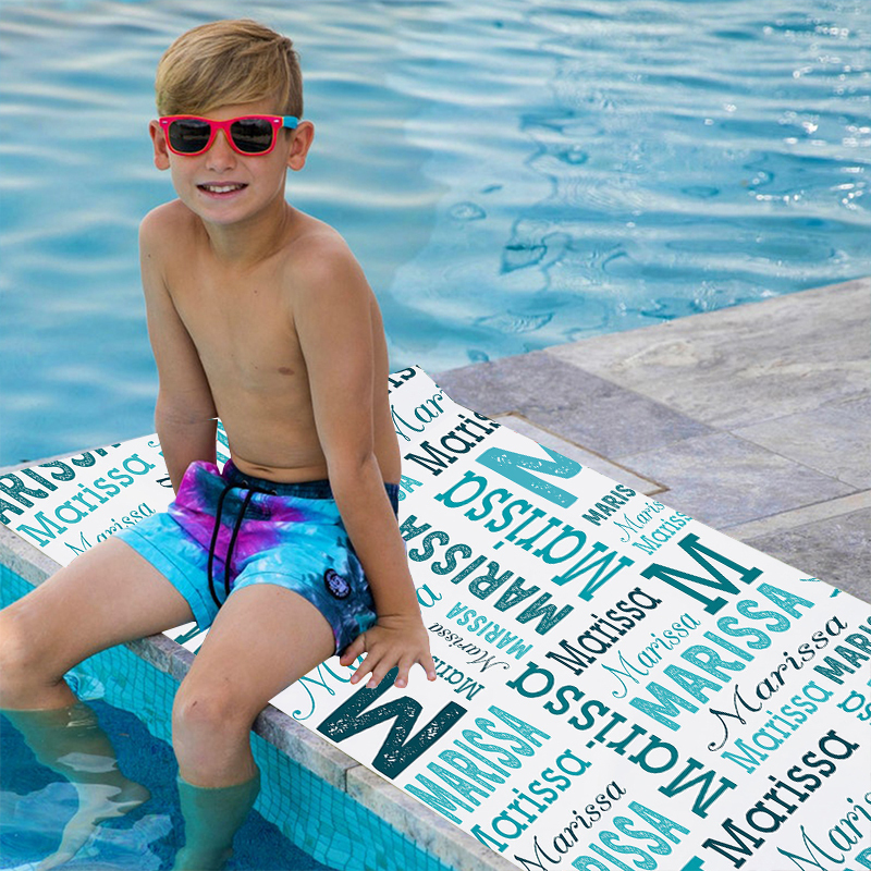 Personalized Lovely Kid Towel for Summer & Beach | CWTowel83