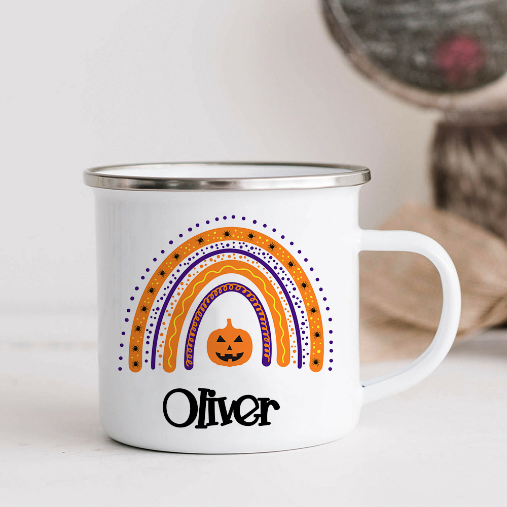 Personalised 12oz Halloween Rainbow Mugs for Kids  | KidMug15