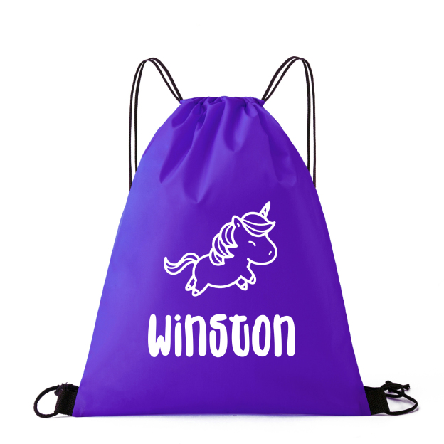 Personalized Kid's Drawstring Rucksack Bag | KKPack17