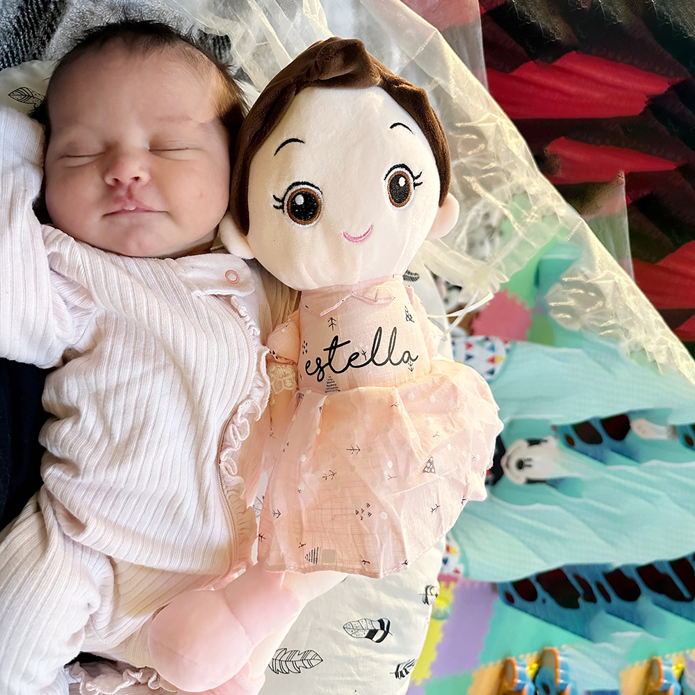 Personalized Kid's Bow Princess Doll