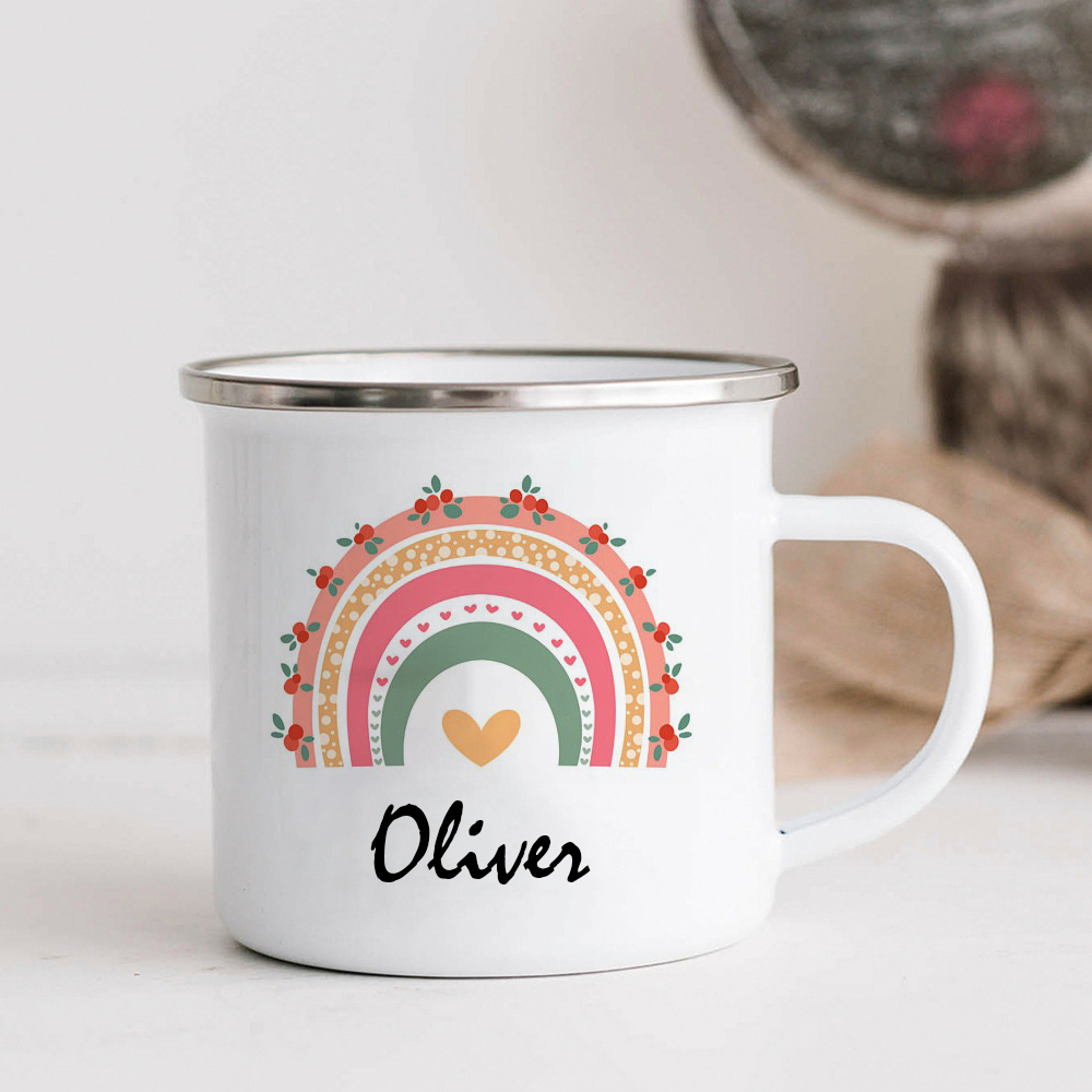 Personalised 12oz Rainbow Mugs for Kids  | KidMug01