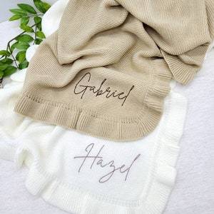 Personalized Embroidered Blanket for Kid Unique Gift | KKKid79