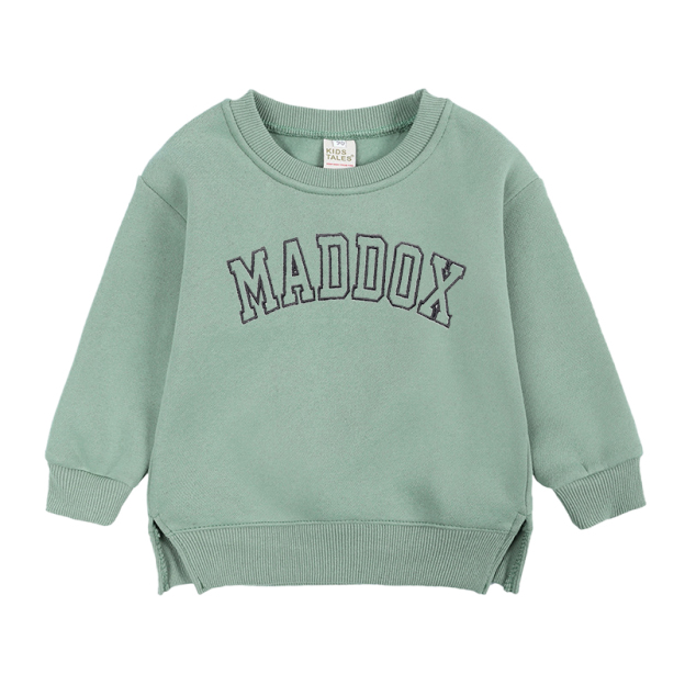 Personalized Embroidered  Kid Cozy Crewneck Sweatshirt | inSweatshirt11