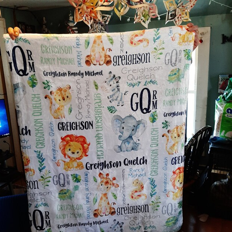 Personalized Lovely Kid Blanket for Comfort & Unique | BKKid103