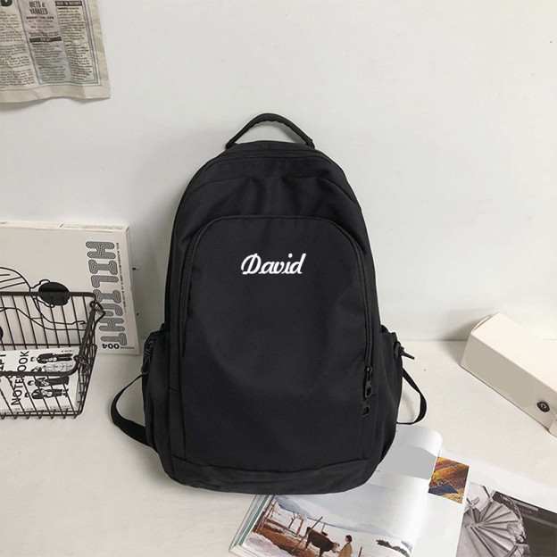Personalized Embroidery Color School Backpack