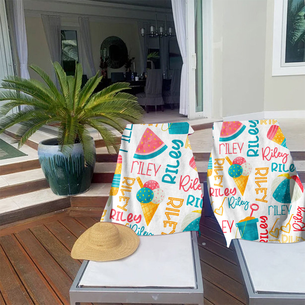 Personalized Lovely Kid Towel for Summer & Beach | CWTowel56