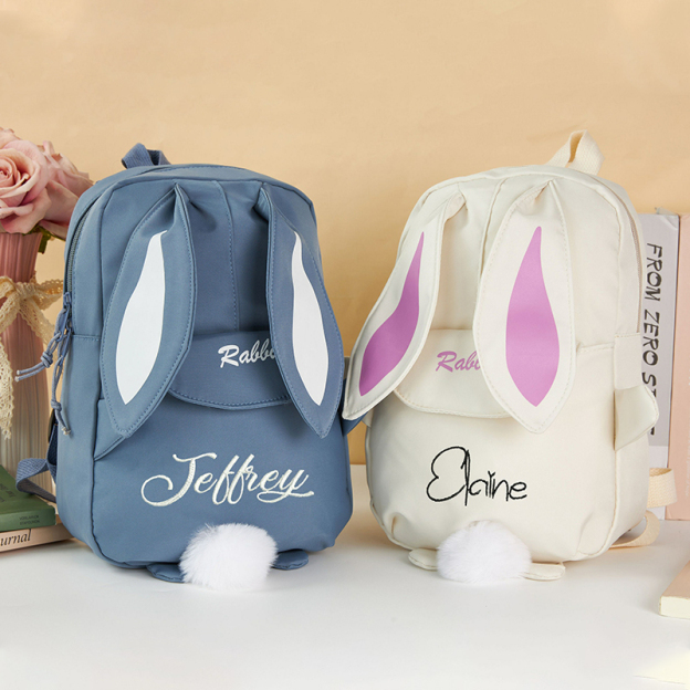 Personalized Toddler Bunny Backpack