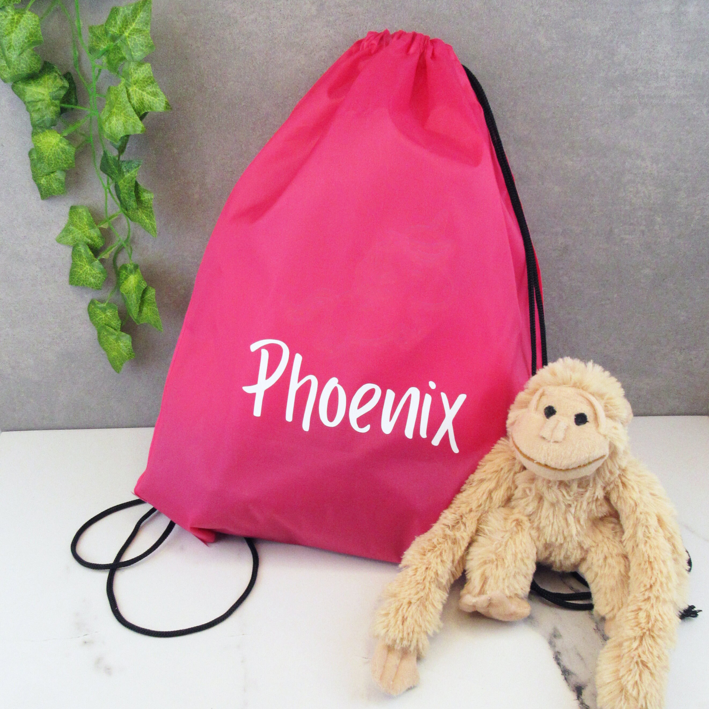 Personalized Kid's Drawstring Rucksack Bag | KKPack16