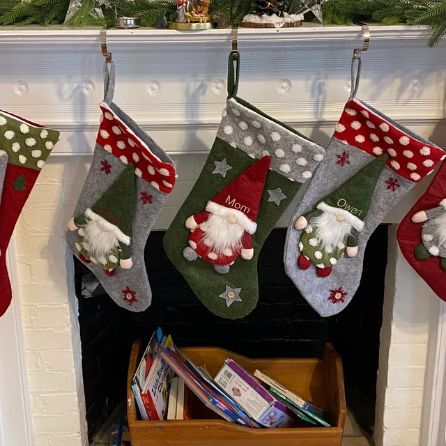 Personalized Gnomes Christmas Stocking
