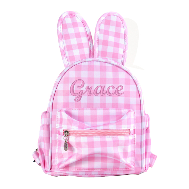 Personalized Kid Embroidered Bunny Mini Backpack
