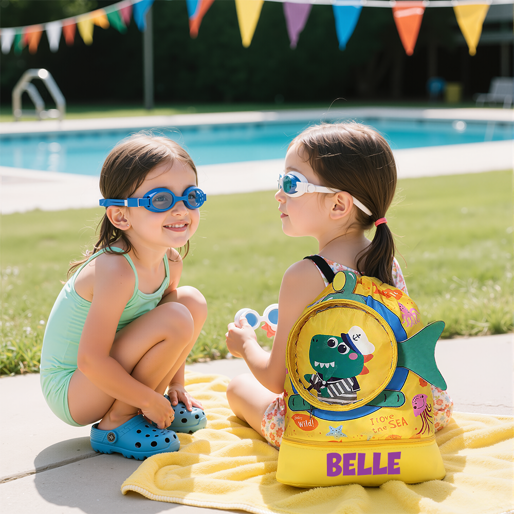 Personalized Kid Summer Packable Waterproof Backpack