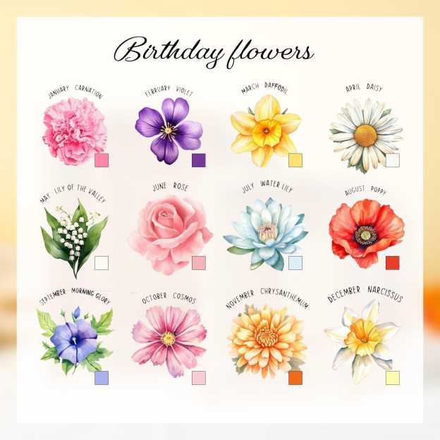 Personalized Kid Cute Wood Letter Birth Flower Money Boxes