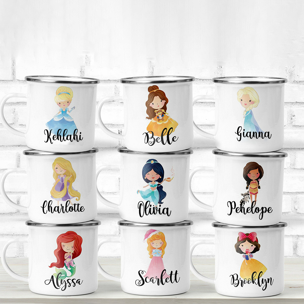 Personalised 12oz Princess Mugs for Kids  | KidMug04