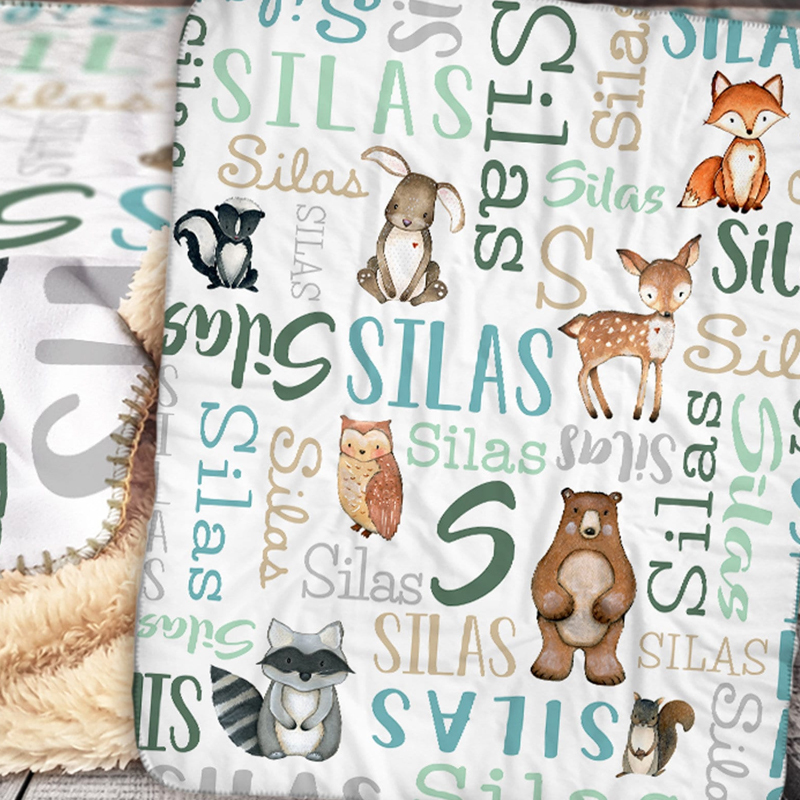 Personalized Lovely Kid Blanket for Comfort & Unique | BKKid97