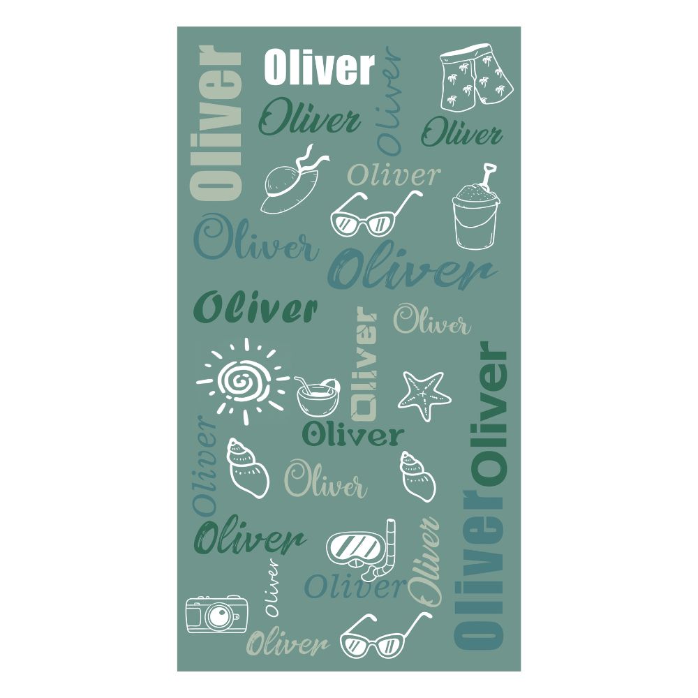 Personalized Lovely Kid Towel for Summer & Beach | CWTowel80