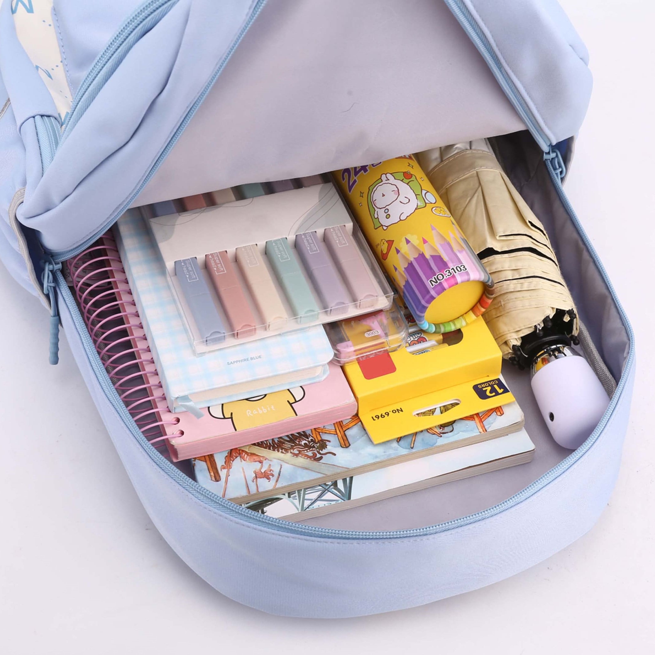 Personalized Embroidery Color School Backpack