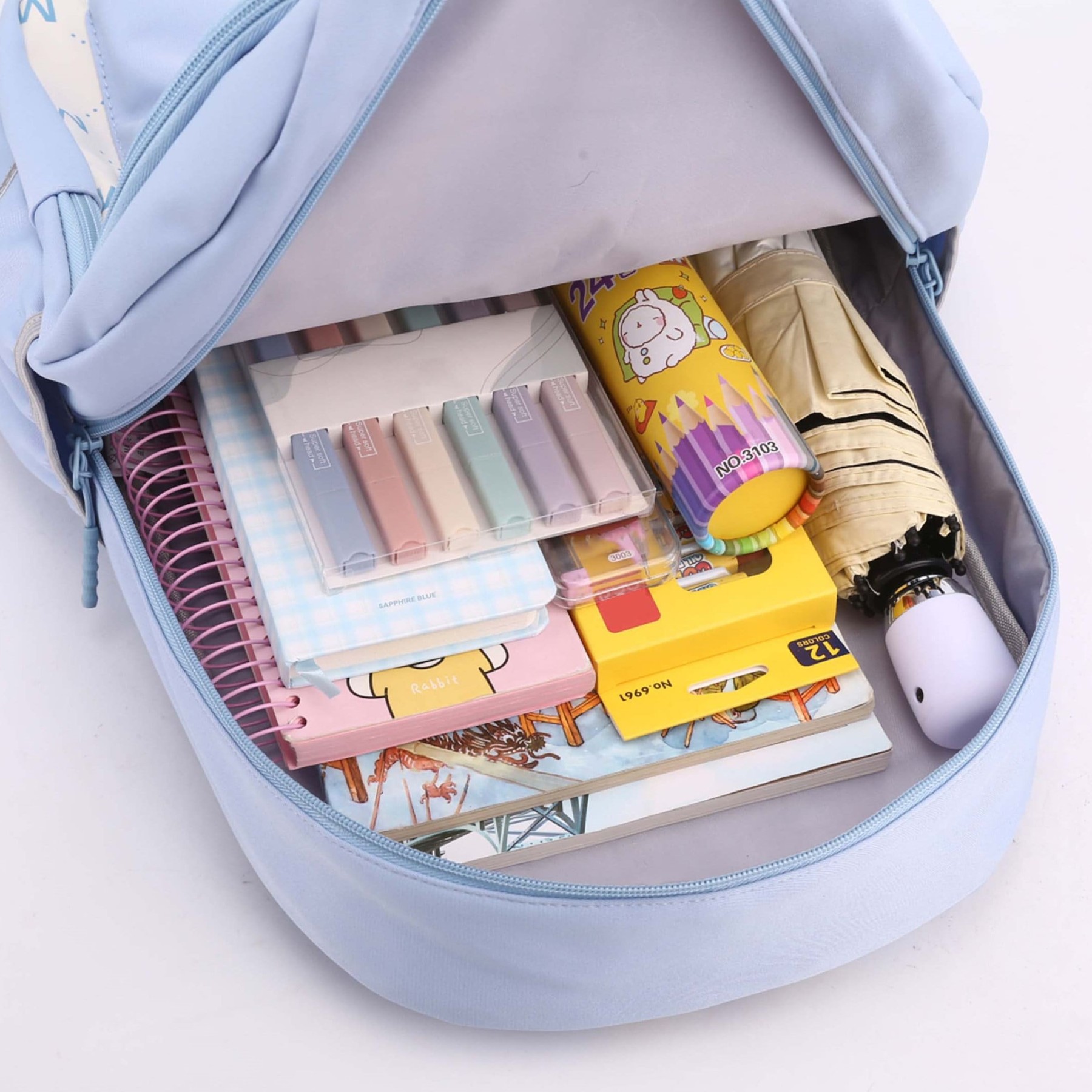 Personalized Embroidery Color School Backpack