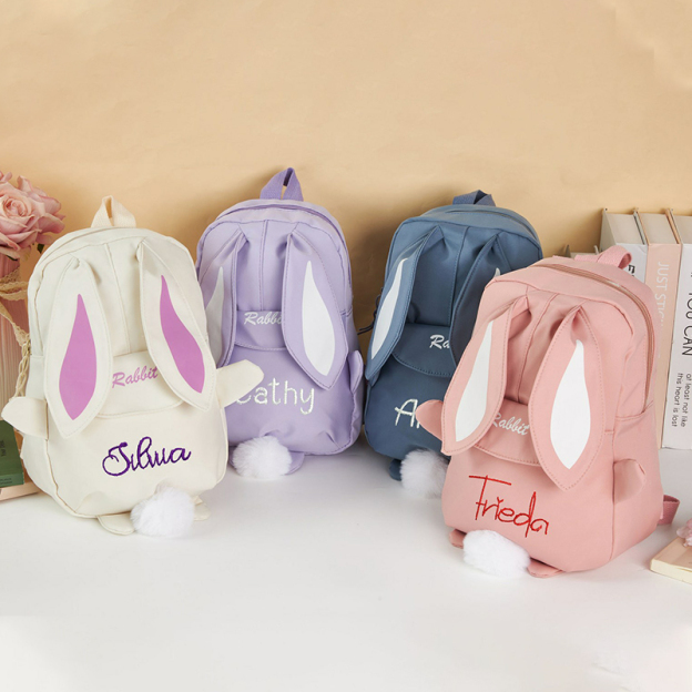 Personalized Toddler Bunny Backpack