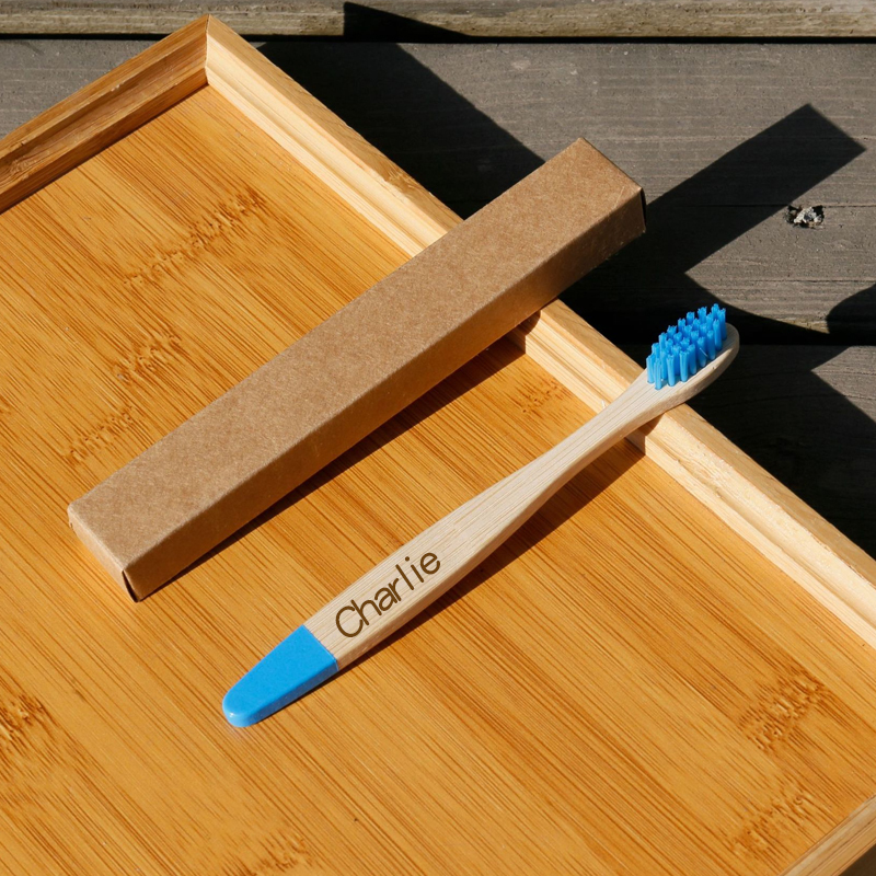 Personalized Kid Bamboo Toothbrush