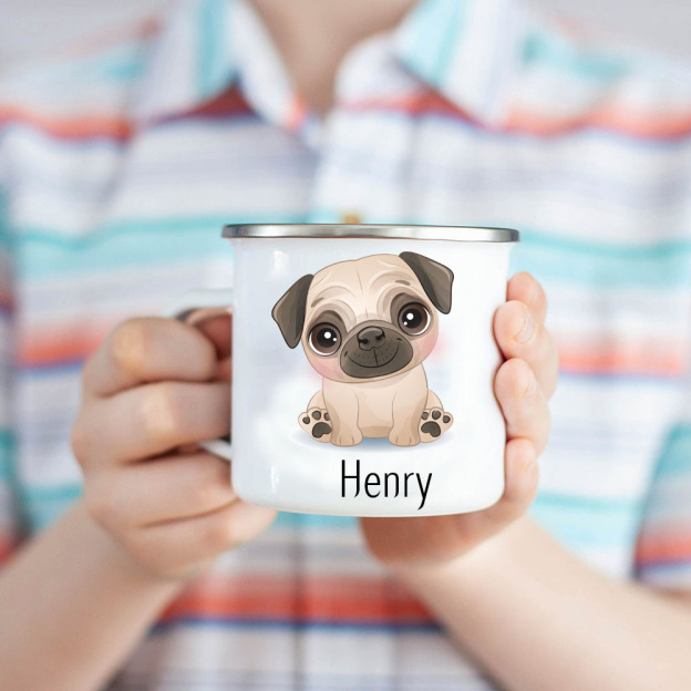 Personalised 12oz Cute Dog Mugs for Kids  | KidMug31