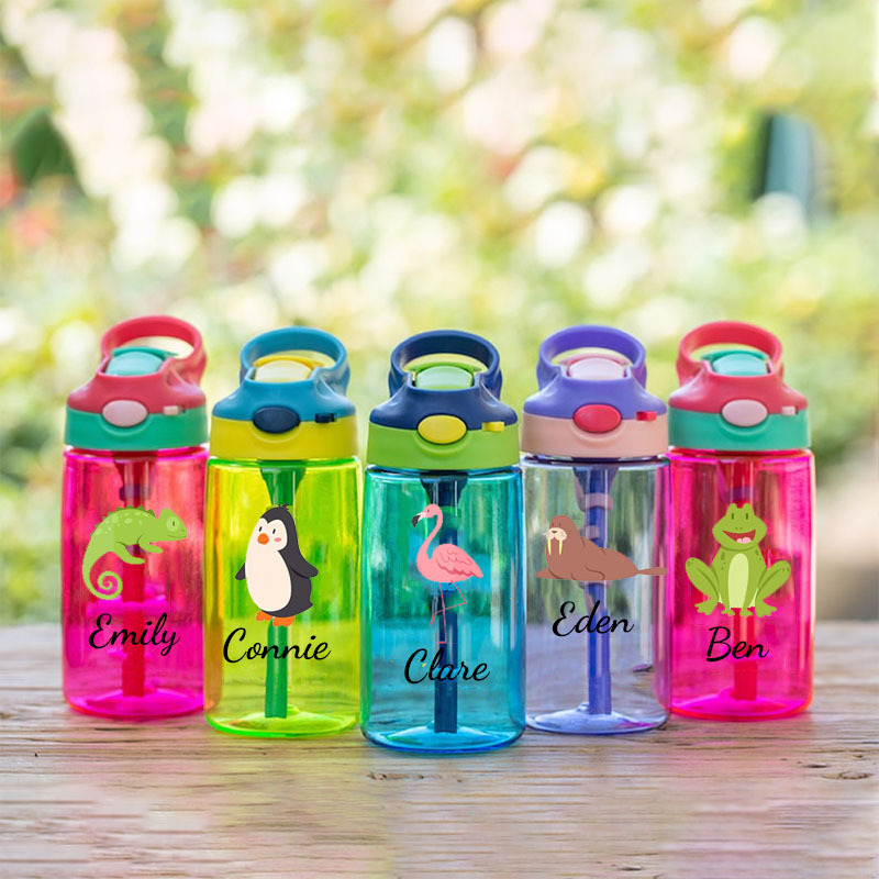 Personalised BPA Free 16oz Kid Water Bottles
