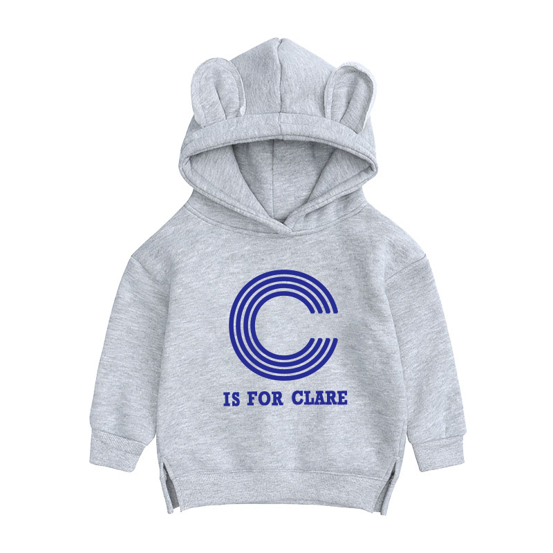 Personalized Hand-Embroidered Kid Cozy Soft Crewneck Sweatshirt | inSw