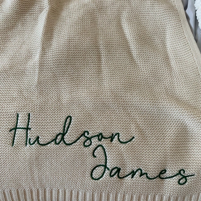 Personalized Embroidered Blanket for Kid Unique Gift | KKKid79