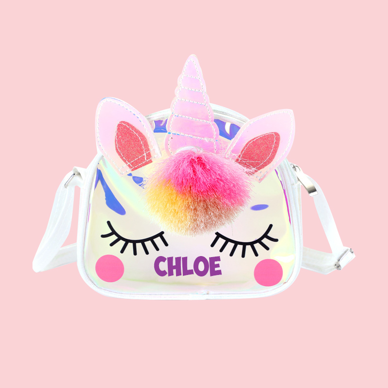 Personalized Girls Birthday Unicorn Purse