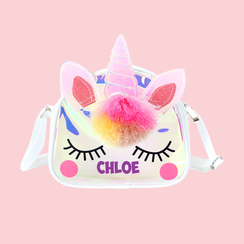 Personalized Girls Birthday Unicorn Purse