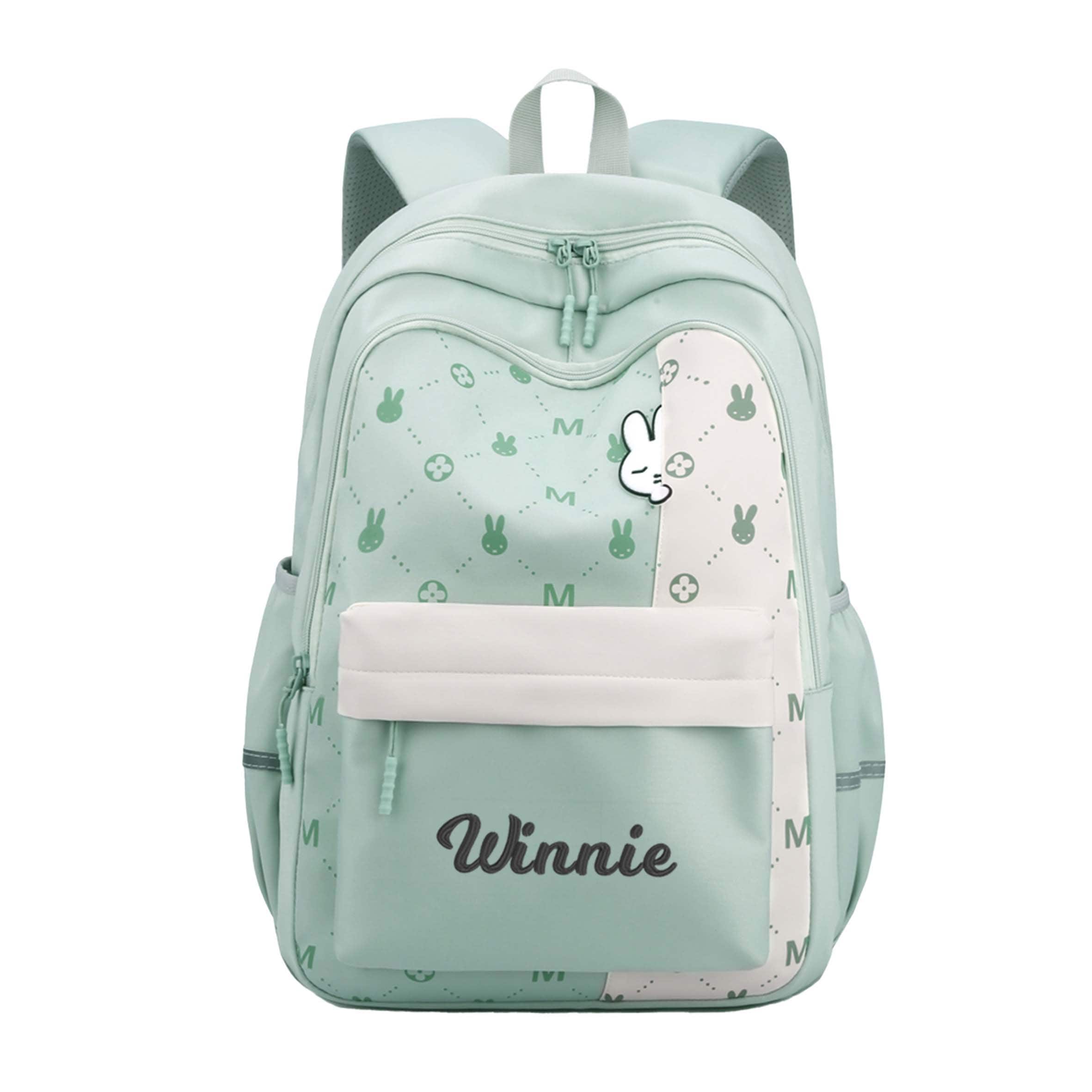 Personalized Embroidery Color School Backpack