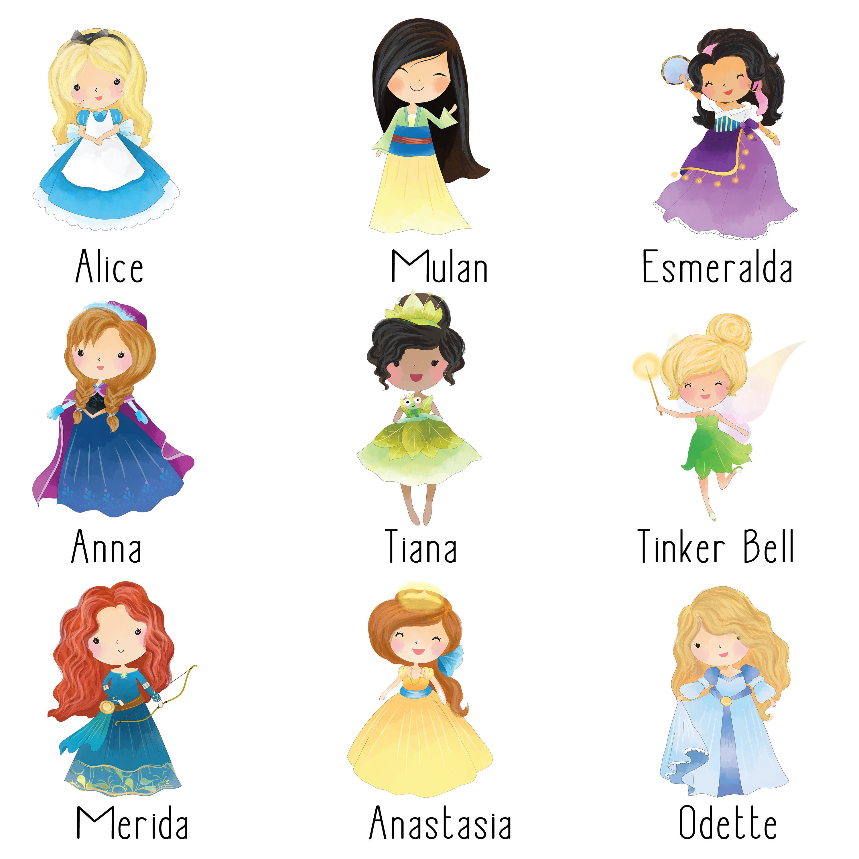 Personalised 12oz Princess Mugs for Kids  | KidMug04