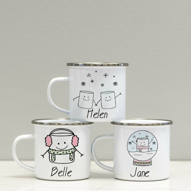 Personalised 12oz Hot Cocoa Mugs for Kids  | KidMug14