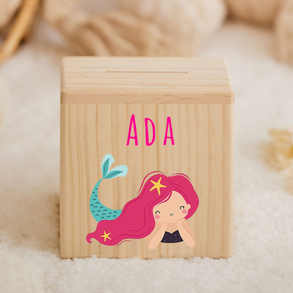 Personalized Kid Cute Animal Wooden Money Boxes