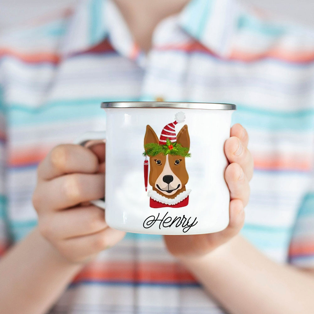 Personalised 12oz Christmas Animals Mugs for Kids  | KidMug21