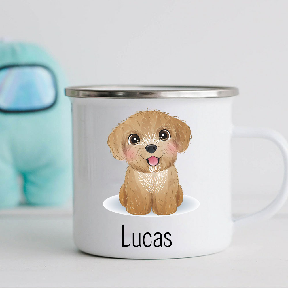 Personalised 12oz Cute Dog Mugs for Kids  | KidMug31