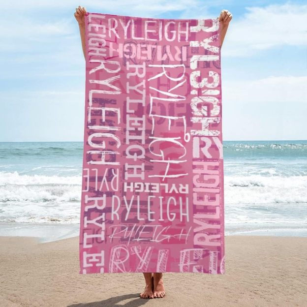 Personalized Lovely Kid Towel for Summer & Beach | CWTowel92