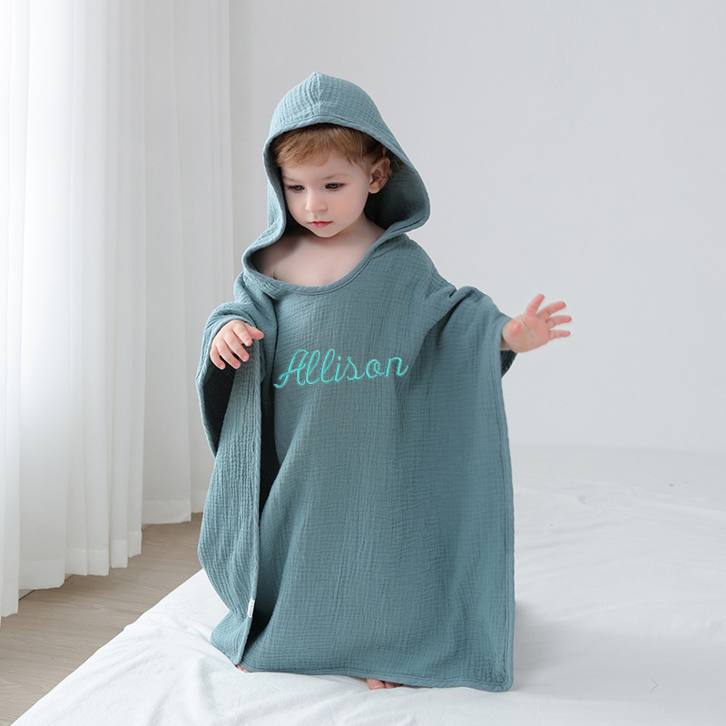 Personalized Kid Summer Hooded Beach Towel