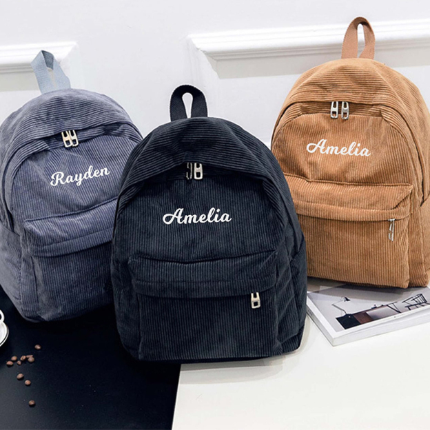 Personalized Embroidery Kid School Backpack