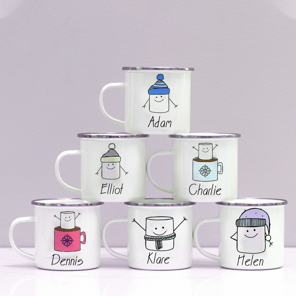 Personalised 12oz Hot Cocoa Mugs for Kids