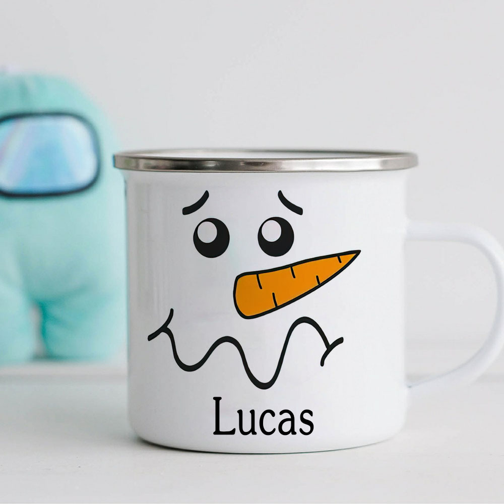 Personalised 12oz Snowman Mugs for Kids  | KidMug13